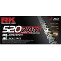 CHAINE RK 520ZXW XW'RING ULTRA RENFORCEE 140 MAILLONS avec Attache à River.