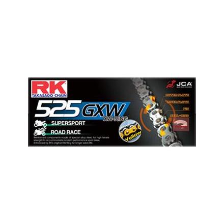 58NY525GXW.058 CHAINE RK NY525GXW 058 MAILLONS Chaine RK Racing Chaine 