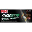 CHAINE RK 428XSO RX'Ring Super Renforcée 062 MAILLONS avec Attache Rapide.
