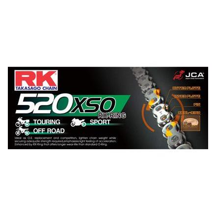 58520XSO.050 CHAINE RK 520XSO RX'Ring Super Renforcée 050 MAILLONS Chaine RK Racing Chaine 