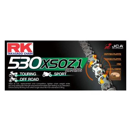 58530XSO.084 Chaîne RK 530XSO RX'Ring Super Renforcée 84 maillons Chaine RK Racing Chaine 