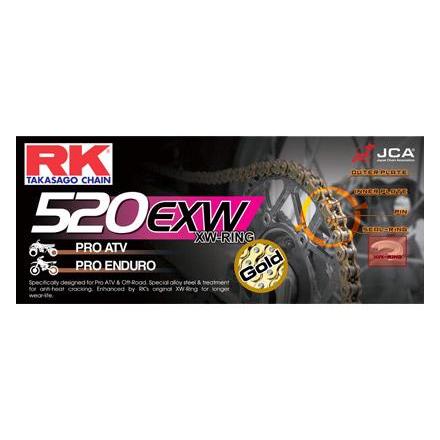 58GB520EXW.042 Chaîne RK XW'Ring Super Renforcée GB520EXW 042 maillons Chaine RK Racing Chaine 