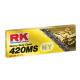58NY420MS.003 Attache a river chaîne Hyper Renforcée RK NY420MS Jaune Chaine RK Racing Chaine 