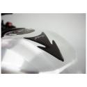Protège Réservoir Mini fleche marquée "Racing" Look Carbone Format : 95 x 150 mm