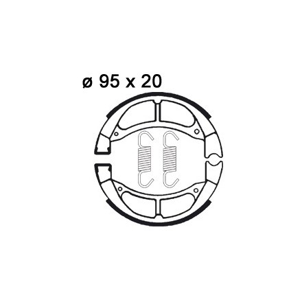 Machoires de freins AP RACING LMS810