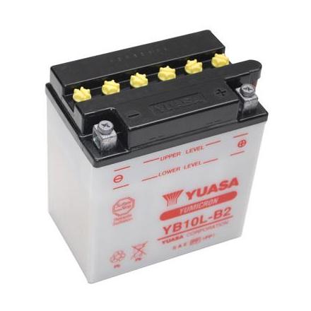 4124 BATTERIE 12V 11 Ah YB10L-B2 YUASA YUMICRON AVEC ENTRETIEN (Lg135xL90xH145) YUASA BATTERIES