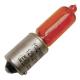 3898 AMPOULE-LAMPE 12V 21W NORME E13-2D3 (H21W) CULOT BAX9S MINI LONG ERGOT DEPORTE ORANGE (CLIGNOTANT) (x1) -VICMA- xxx Info VI