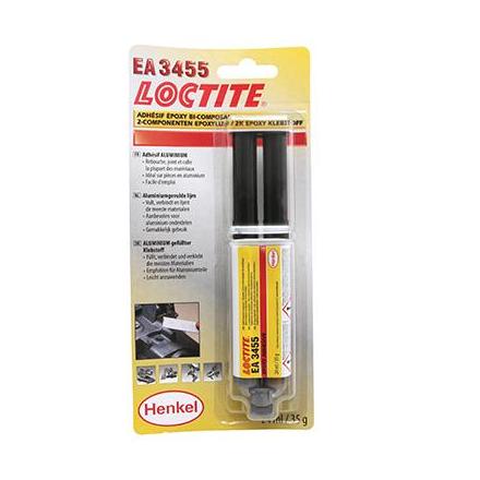 4868 EPOXY-COLLE LOCTITE EA 3455 ALU GRIS (SERINGUE 25 ml SOUS BLISTER) xxx Info ALGI 