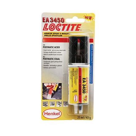 4867 EPOXY-COLLE LOCTITE EA 3450 ACIER (SERINGUE 25 ml SOUS BLISTER) xxx Info ALGI 