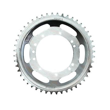 4396 COURONNE CYCLO ADAPTABLE PEUGEOT 103 ROUE RAYONS 48 DTS (ALESAGE 94mm) 11 TROUS -SELECTION P2R- xxx Info 
