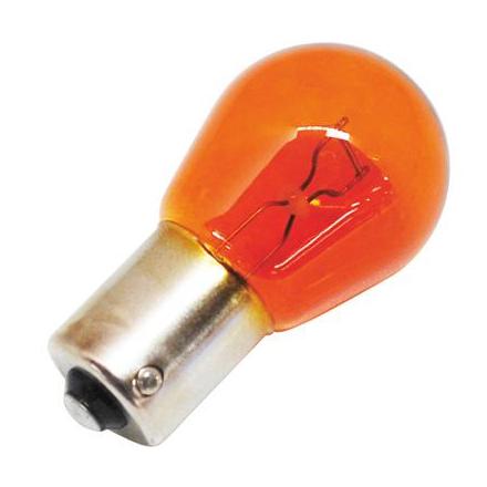 4645 AMPOULE-LAMPE 12V 21W NORME PY21W CULOT BAU15S STANDARD ERGOTS DECALES ORANGE (CLIGNOTANT) (VENDU A L'UNITE) -OSRAM- xxx I