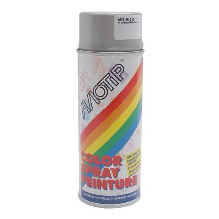 4596 BOMBE DE PEINTURE MOTIP PRO ACRYLIQUE BRILLANT ARGENT spray 400ml (01615) xxx Info MOTIP 