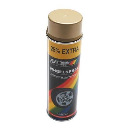 4616 BOMBE DE PEINTURE MOTIP PRO JANTES OR spray 500ml (04008) xxx Info MOTIP 