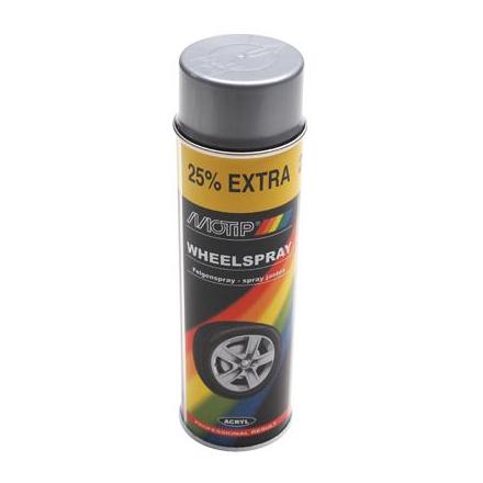 4615 BOMBE DE PEINTURE MOTIP PRO JANTES ARGENT spray 500ml (04007) xxx Info MOTIP 