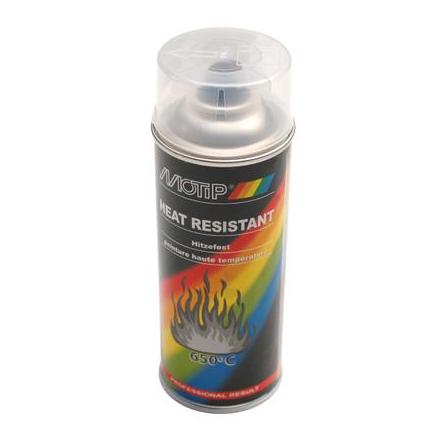 4613 BOMBE DE PEINTURE MOTIP PRO HAUTE TEMPERATURE VERNIS TRANSPARENT spray 400ml (04033) xxx Info MOTIP 