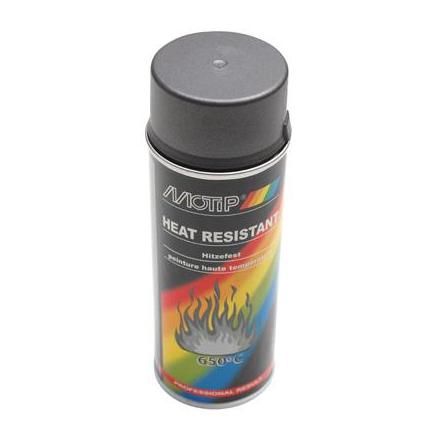 4610 BOMBE DE PEINTURE MOTIP PRO HAUTE TEMPERATURE ANTHRACITE spray 400ml (04037) xxx Info MOTIP 