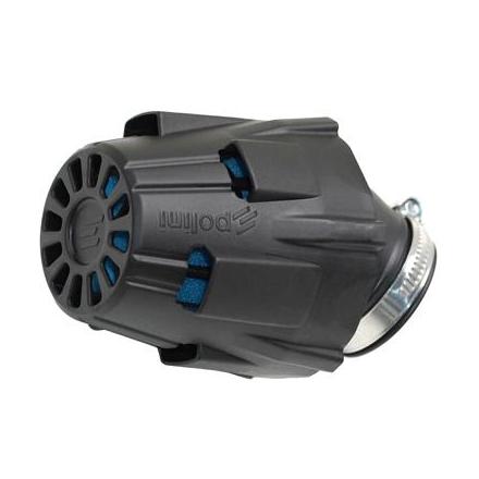 3155 FILTRE A AIR POLINI BLUE AIR BOX PHBG RACING FIXATION COUDEE 30° DIAM 37 (203.0091) xxx Info POLINI 