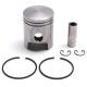 3063 PISTON SCOOT POLINI FONTE POUR PEUGEOT 50 TKR, TREKKER, SPEEDFIGHT AIR, VIVACITY, BUXY, SQUAB, ZENITH, ELYSEO (204.0740) xx