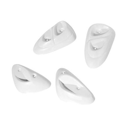 3632 PAD SCOOT BCD POUR MBK 50 STUNT-YAMAHA 50 SLIDER BLANC (4 PIECES) xxx Info BCD 