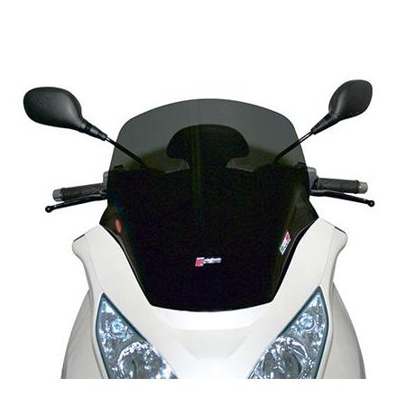 33215 BULLE-SAUTE VENT MAXISCOOTER POUR PIAGGIO 250 MP3 2007>, 400 MP3 2007> FUME FONCE (H 510mm - L 520mm) -FACO- xxx Info FAC