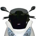 BULLE-SAUTE VENT MAXISCOOTER POUR PIAGGIO 250 MP3 ie 2007-, 400 MP3 ie 2007- FUME FONCE (H 510mm - L 520mm) -FACO-