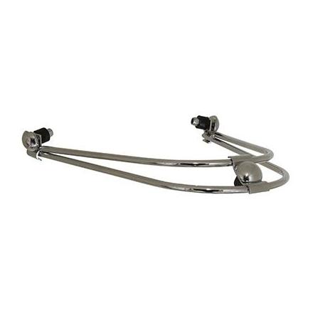 33087 PARE CHOC MAXISCOOTER POUR PIAGGIO 125 LIBERTY TOUS MODELES CHROME -BUZZETTI- xxx Info BUZZETTI 