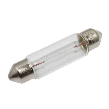 32887 AMPOULE-LAMPE 12V 5W NORME C5W CULOT SV8,5-8 NAVETTE STANDARD BLANC (FEU ARRIERE+STOP) (VENDU A L'UNITE) -OSRAM- xxx Inf