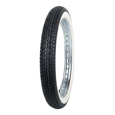 31636 PNEU CYCLO 17'' 2.75-17 (2 3-4-17) MITAS FLANCS BLANCS B7 TL-TT 47J REINF xxx Info MITAS 