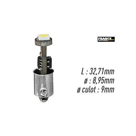 AM.LB319W AMPOULE BLANCHE TYPE BA9S/T4W xxx Info 