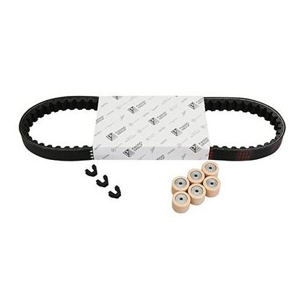 157614 KIT TRANSMISSION (COURROIE, GALETS, GUIDES) ORIGINE PIAGGIO 50 ZIP 2T 2000>, ZIP SP 2000>, ET2 1998>2005, VESPA LX 2T 200