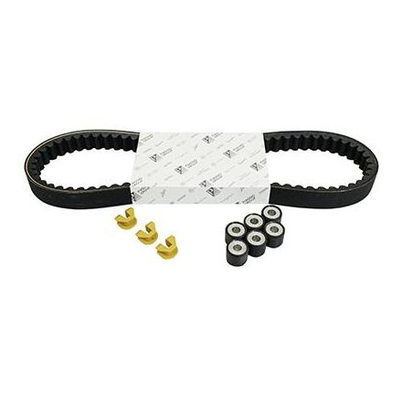 157603 KIT TRANSMISSION (COURROIE, GALETS, GUIDES) ORIGINE PIAGGIO 125 FLY, LIBERTY, ET4, VESPA LX, VESPA-S, X8 STREET-APRILIA 1