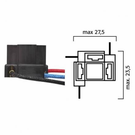 RM.246472050 Fiche pour ampoules H4 avec cables Ampoules & Lampes 