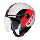 126390 CASQUE JET MT STREET METRO BLANC-NOIR-ROUGE BRILLANT L xxx Info MT 