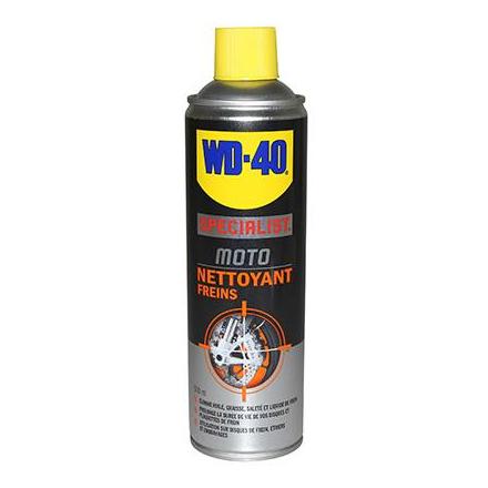 134050 NETTOYANT FREIN WD40 SPECIALIST MOTO (AEROSOL 500ml) xxx Info WD-40 