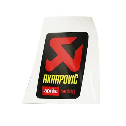 106774 AUTOCOLLANT-STICKER ECHAPPEMENT AKRAPOVIC ORIGINE PIAGGIO APRILIA 750 SHIVER, 1000 RSV-4, TUONO -893675- xxx Info PIAGGI