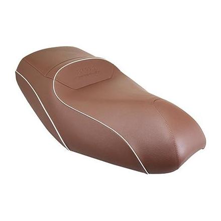 106415 SELLE CONFORT GEL ORIGINE PIAGGIO 125-250-300-400-500 MP3 2007> MARRON -675019DMM- xxx Info PIAGGIO 