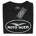 T-SHIRT MOTO GUZZI FEMME GRIS FONCE ORIGINE PIAGGIO TAILLE XS -605792M01G-