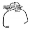 PORTE BAGAGE ARRIERE ORIGINE PIAGGIO 50-125 VESPA LX 2005-2012, VESPA S 2007- CHROME -656106-