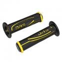 REVETEMENT POIGNEE REPLAY OFF ROAD RS NOIR-JAUNE 115mm - CLOSED END (PAIRE)