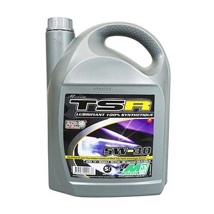 134237 HUILE MOTEUR 4 TEMPS MINERVA AUTO SYNTHESE TSR 5W30 (100% SYNTHESE POUR MOTEURS FAP DIESEL ET ESSENCE) (5L) xxx Info MIN