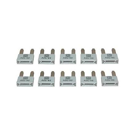 133692 FUSIBLE PLAT ENFICHABLE MINIATURE 2A (SACHET DE 10) -SELECTION P2R- xxx Info 