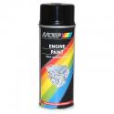 BOMBE DE PEINTURE MOTIP PRO HAUTE TEMPERATURE MOTEUR NOIR BRILLANT AEROSOL 400ml (04092)