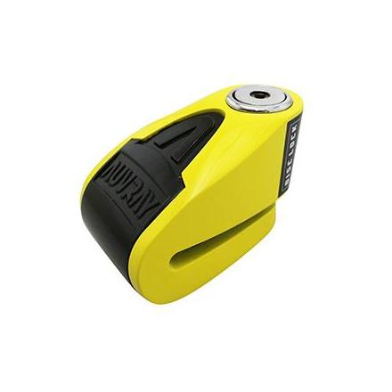 151483 ANTIVOL BLOQUE DISQUE AUVRAY B-LOCK 06 AVEC ALARME SONORE DIAM 6 mm JAUNE xxx Info AUVRAY 