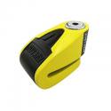 ANTIVOL BLOQUE DISQUE AUVRAY B-LOCK AVEC ALARME SONORE DIAM 6mm JAUNE