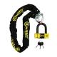 151492 ANTIVOL A CHAINE AUVRAY X.LOCK 1.20 M LASSO MAILLON DIAM 12 mm AVEC U XTREM MINI (U CLASSE SRA) xxx Info AUVRAY 