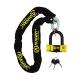 151491 ANTIVOL A CHAINE AUVRAY X.LOCK 1.20 M MAILLON DIAM 10 mm AVEC U XTREM MINI (U CLASSE SRA) xxx Info AUVRAY 