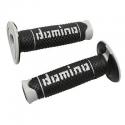 REVETEMENT POIGNEE DOMINO OFF ROAD A260 NOIR-GRIS (120 mm) (PAIRE) -DOMINO ORIGINE-