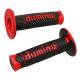 154814 REVETEMENT POIGNEE DOMINO OFF ROAD A260 NOIR-ROUGE (120 mm) (PAIRE) -DOMINO ORIGINE- xxx Info DOMINO 