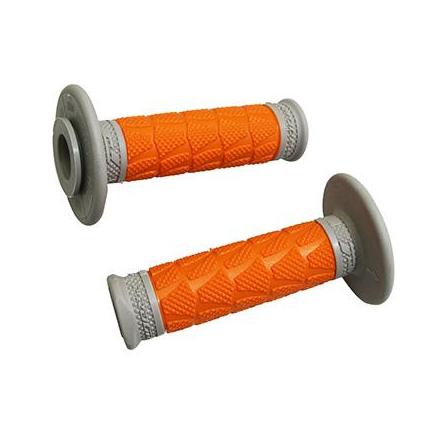 155506 REVETEMENT POIGNEE PROGRIP OFF ROAD 783 DOUBLE DENSITE BASE GRIS-ORANGE 115mm (PAIRE) (CROSS-MX) xxx Info PROGRIP 