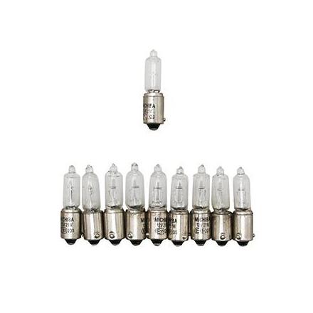 154358 AMPOULE-LAMPE 12V 21W NORME H21W CULOT BAX9S MINI LONG ERGOT DEPORTE BLANC (CLIGNOTANT) (x10) -VICMA- xxx Info VICMA 